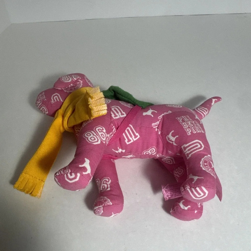 PINK Victoria's Secret‎ 2007 Phi Beta Dog Plush Stuffed Animal-Rare
